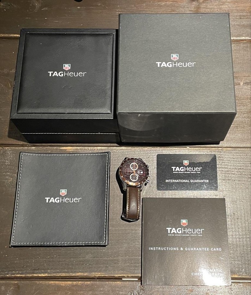 TAG Heuer Carrera CV2013 FC6206 3664 Men's Chronograph Watch