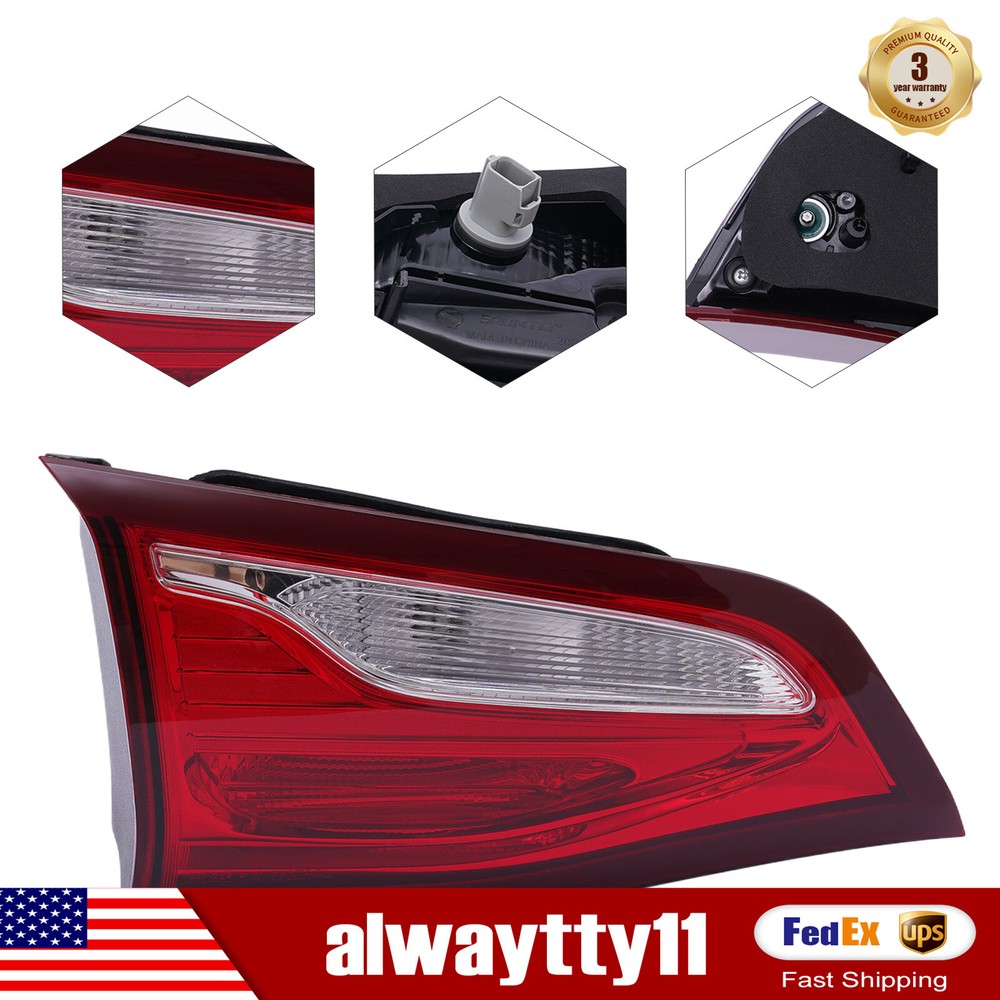 2018-2020 Chevy Equinox Left Inner Tail Light Rear Lamp Driver Side LH