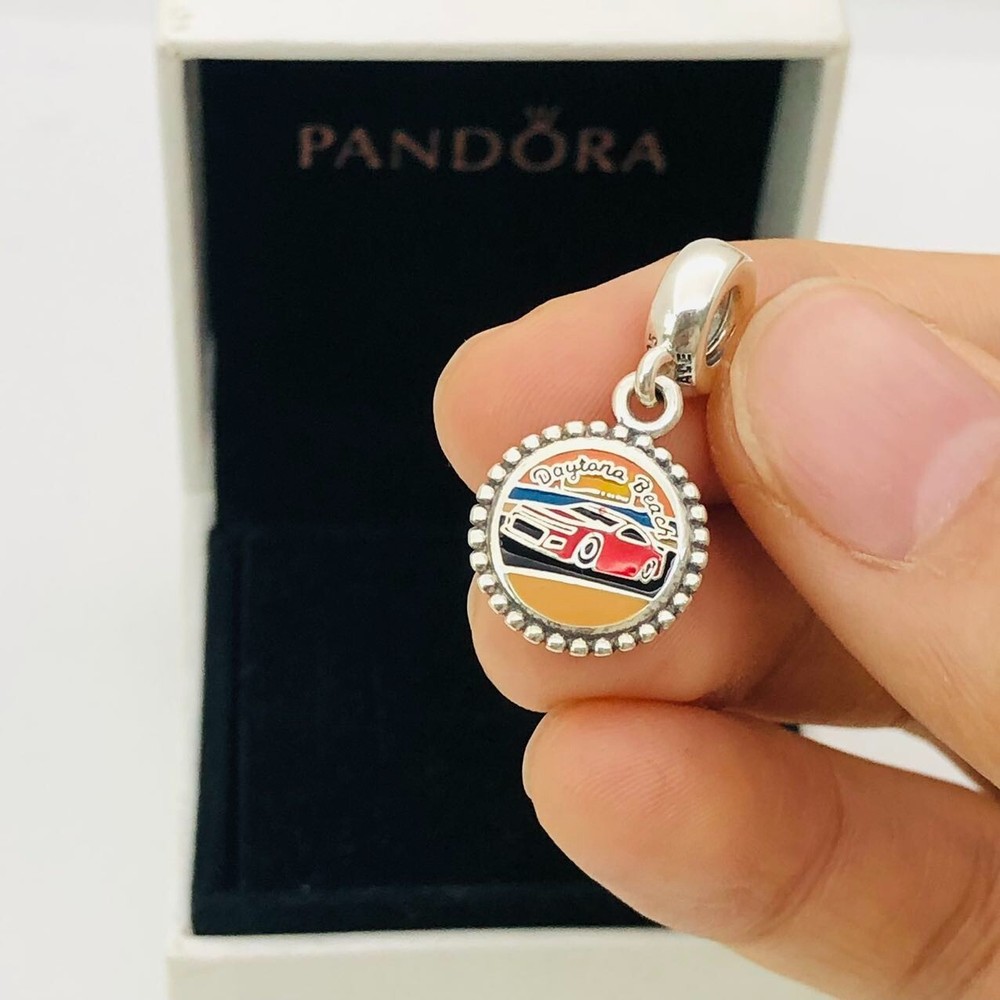 Pandora S925 Silver Daytona Beach Florida Exclusive Charm with Box