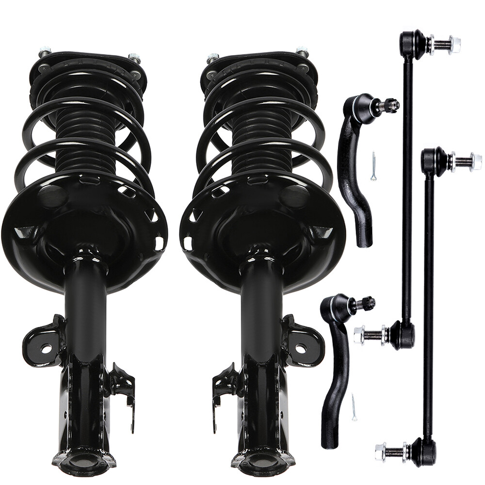 2006-2012 Toyota RAV4 3.5L Front Strut Assembly with Outer Tie Rods & Sway Bars