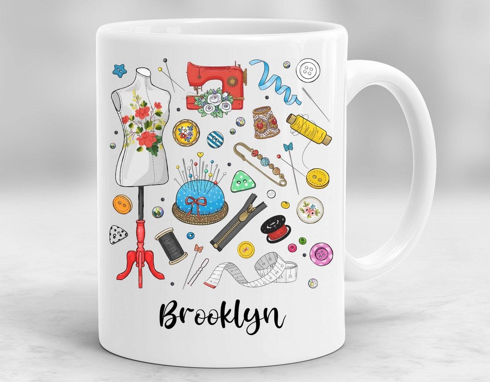 Personalized Seamstress Mug Seamstress Cup Seamstress Gift Seamstress Coffee Mug
