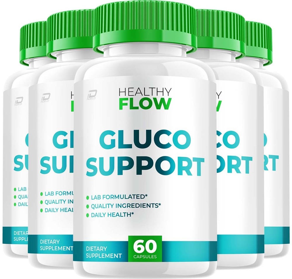 (5 Pack) Healthy Flow Capsules – HealthyFlow, All Natural Glycogen Support