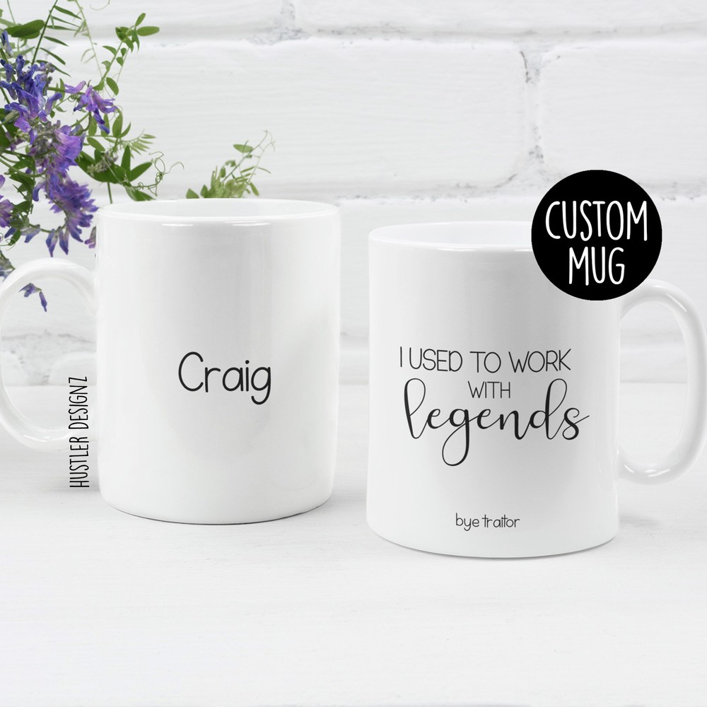 I Used To Work With Legends Personalized Mug Coworker Leaving Coworker Mug