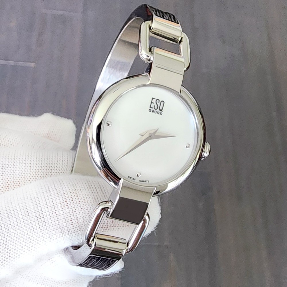 NOS ESQ Swiss Women's Bangle Bracelet Watch Model ESQ7101086