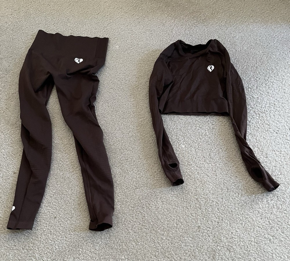 Women’s Best Power Seamless Long Sleeve Crop Top with  Power Seamless Leggings