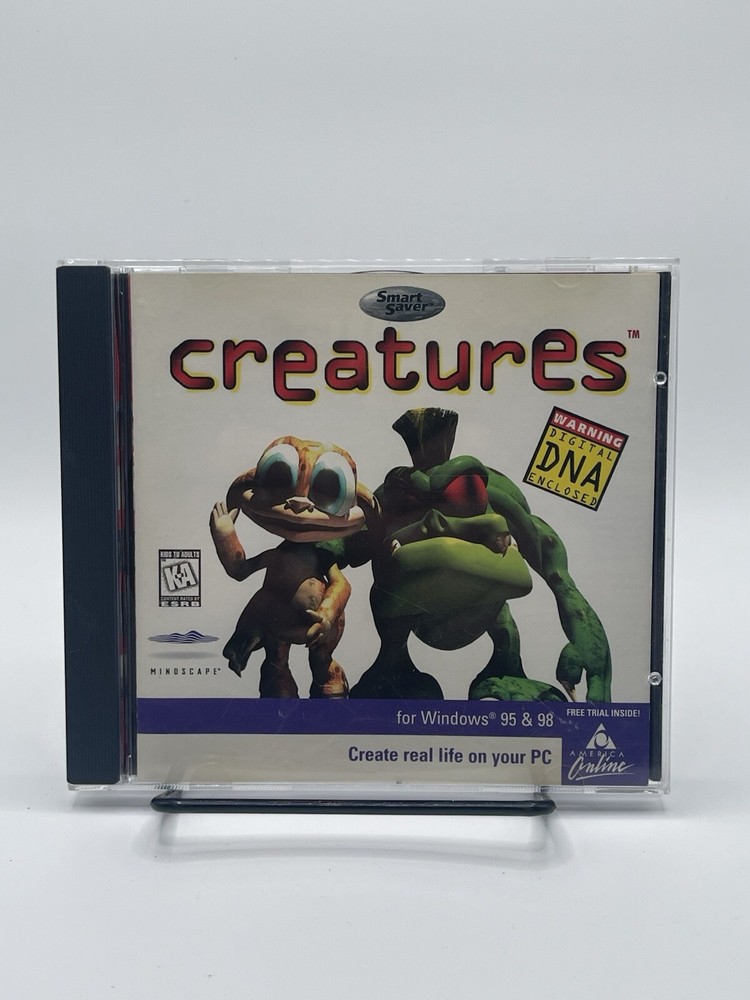 Creatures Virtual Pet PC, CD-ROM, Windows 95 & 98 Vintage Retro game
