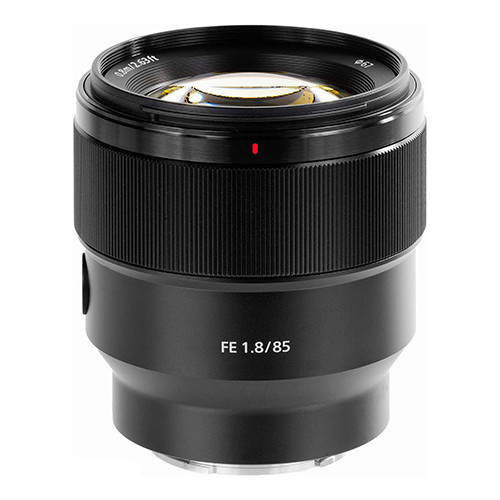 Sony FE SEL85F18 85mm f/1.8 Telephoto Lens - Black