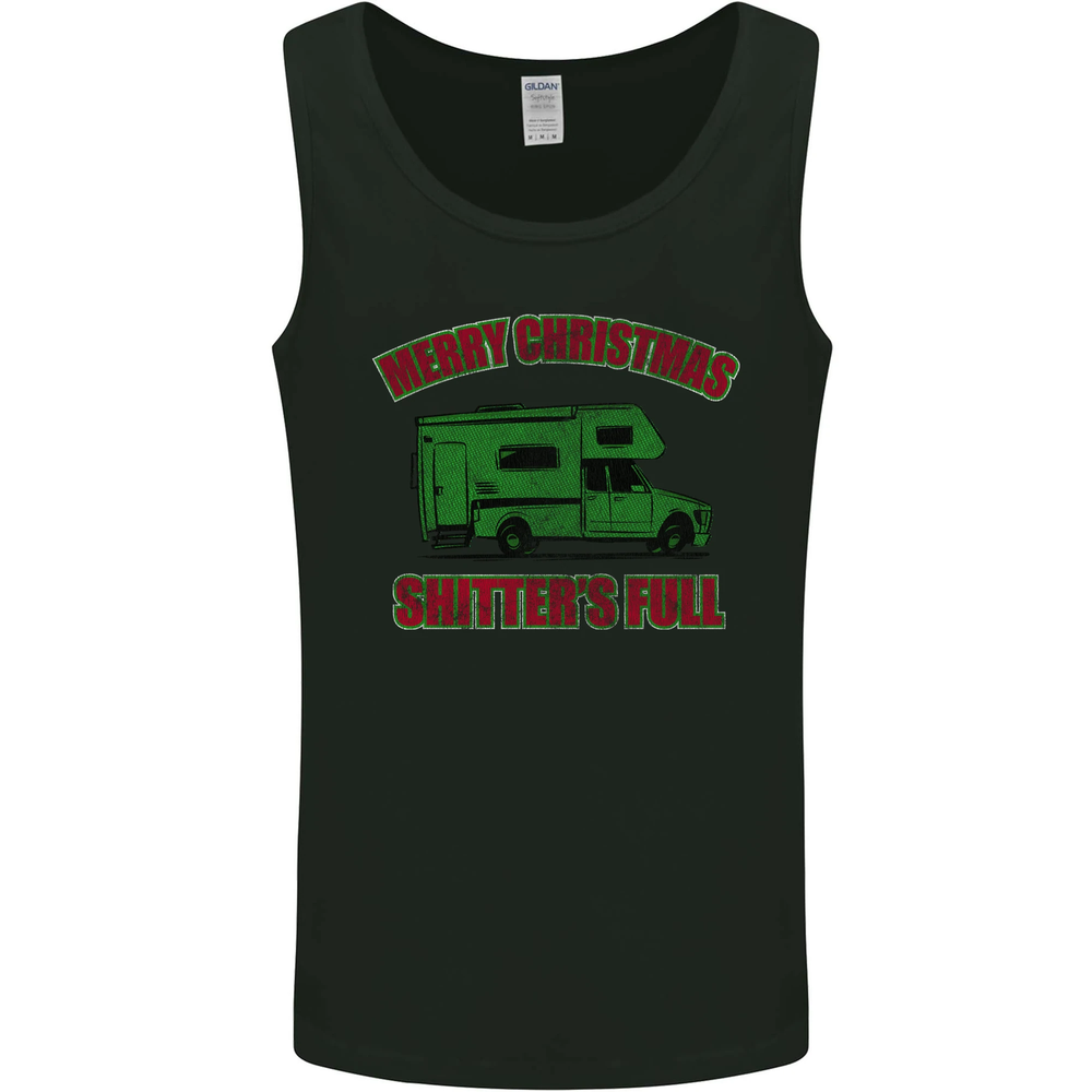 Merry Christmas Shitters Full Funny Movie Mens Vest Tank Top