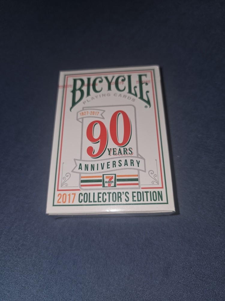 7-Eleven 90th Anniversary Bicycle Playing Cards 2017 Sealed
