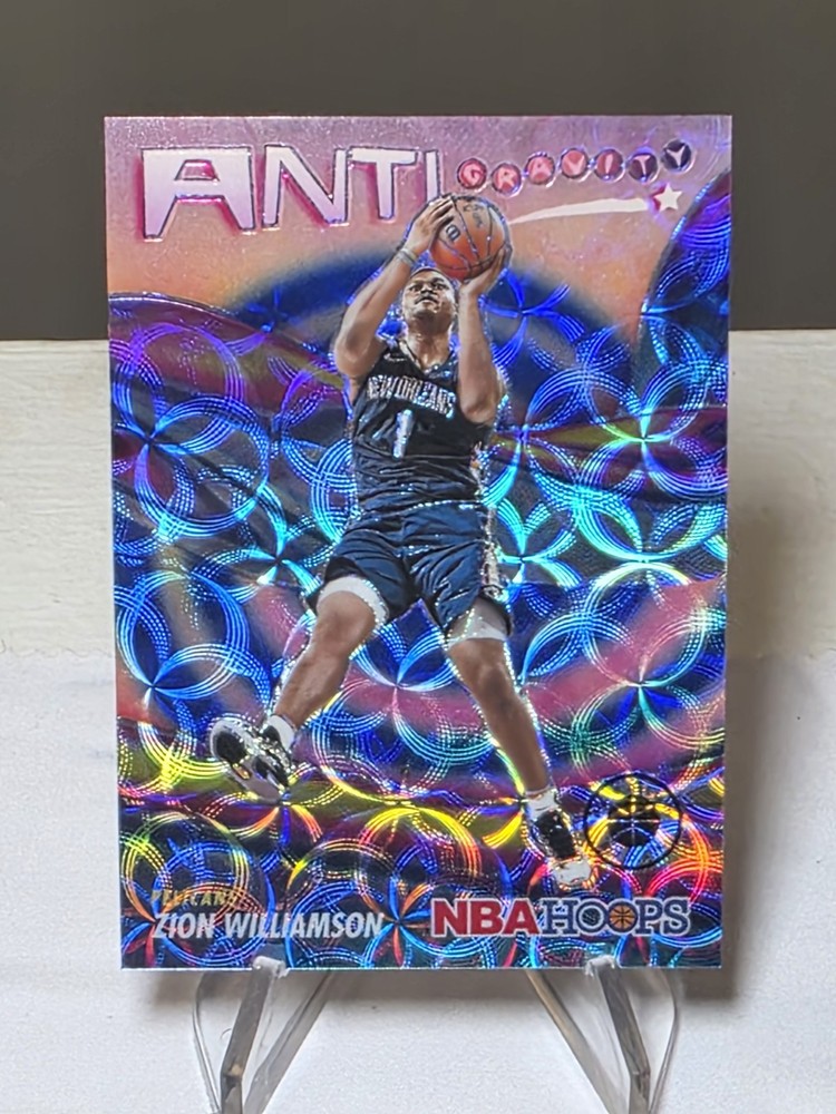 2023 24 NBA Hoops Premium Stock 23/25 Zion Williamson Anti Gravity Premium Blue