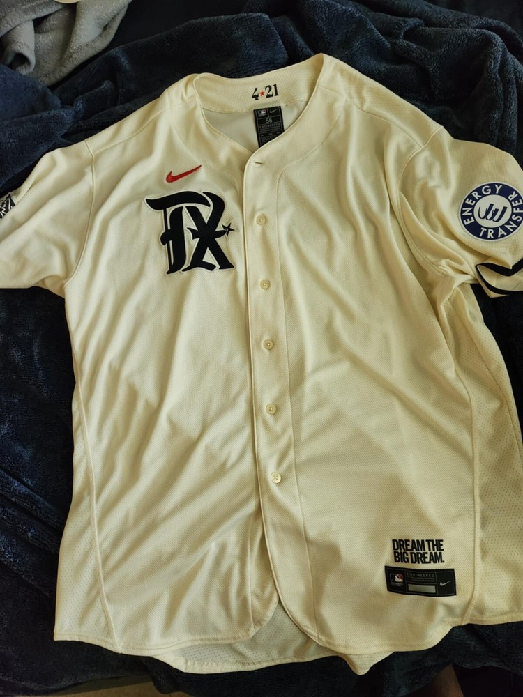 Nike 2023 Texas Rangers City Connect Authentic On-Field Elite Jersey Sz XXXL 56