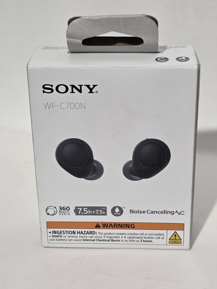 Sony WF-C700N Wireless Noise Canceling Earbuds Black Brand New Sealed  