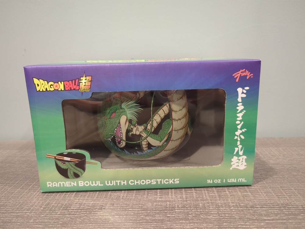 Dragon Ball Z Super Anime Ramen Bowl with Chopsticks 14 oz New