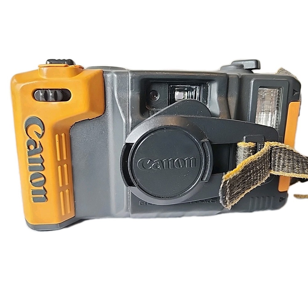 Vintage Canon AS-6 Underwater Waterproof Point & Shoot 35mm Film Camera Untested
