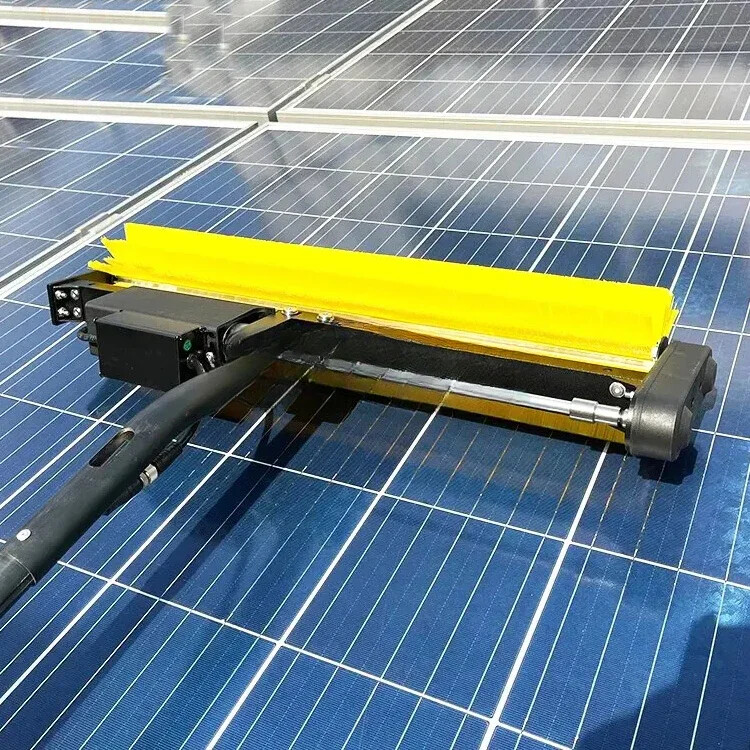 Solar Panel Cleaning Robot Electric Brush for Automated Maintenance