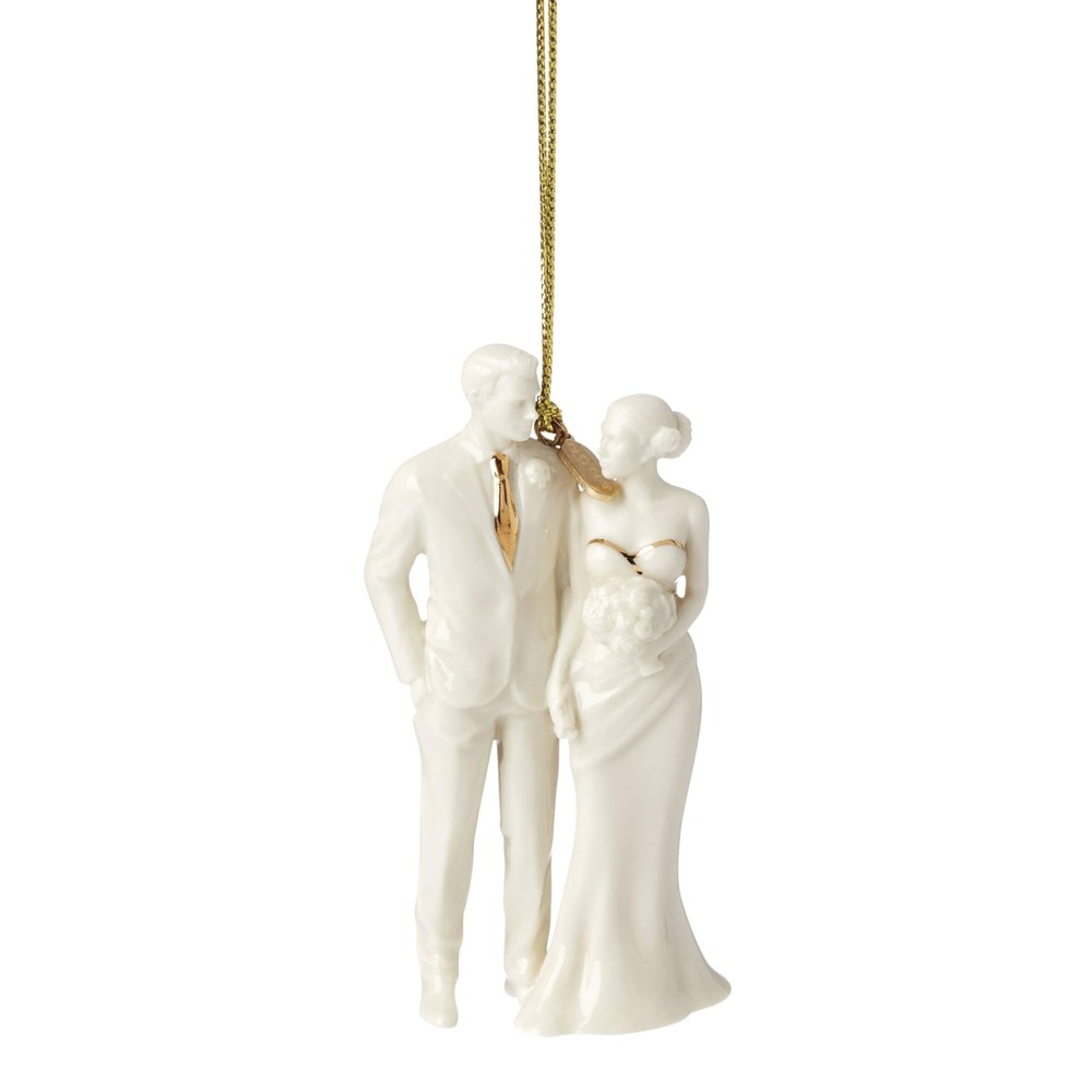 Lenox 895760 2024 Bride and Groom Christmas Ornament