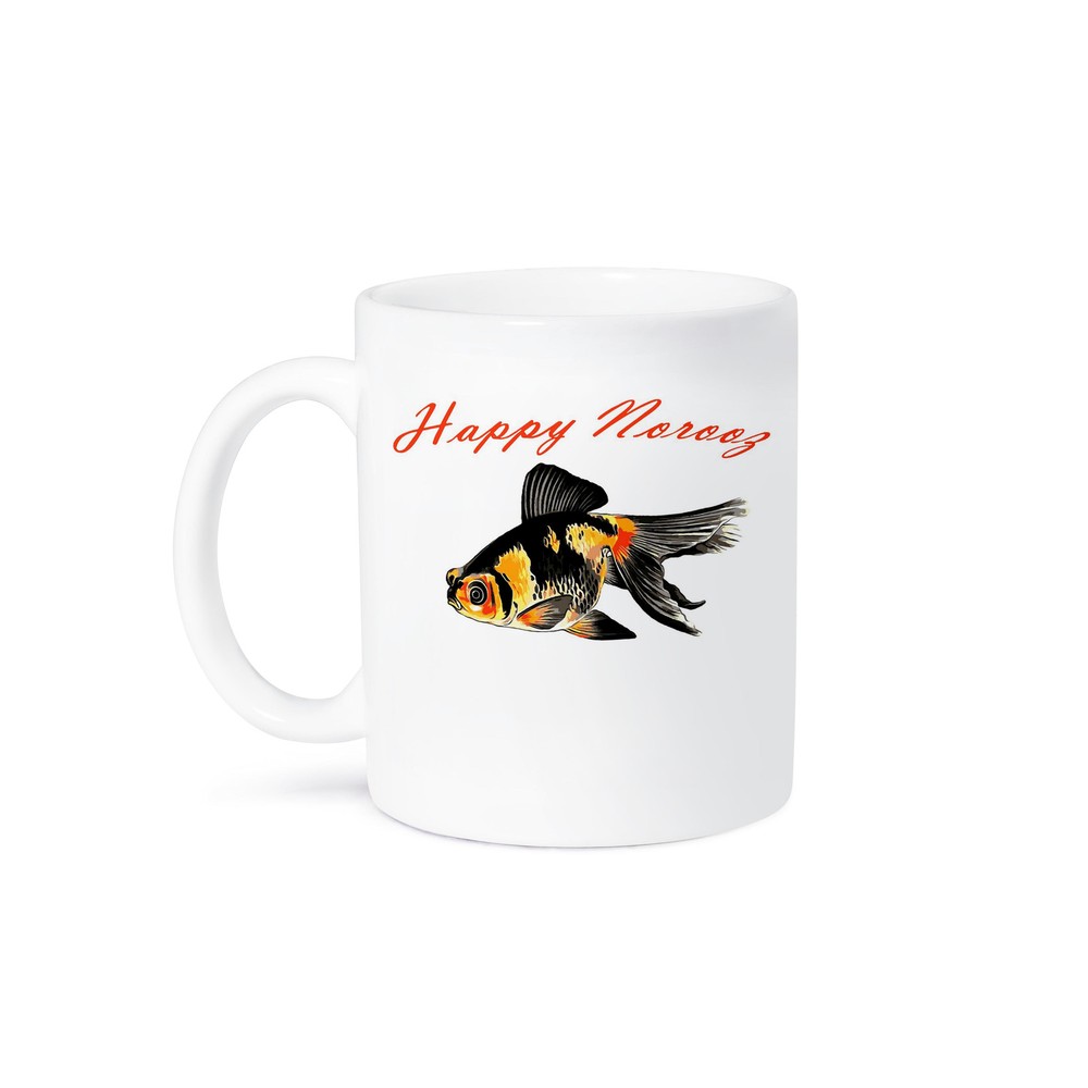 3dRose Norooz Goldfish Persian New Year Ceramic Mug