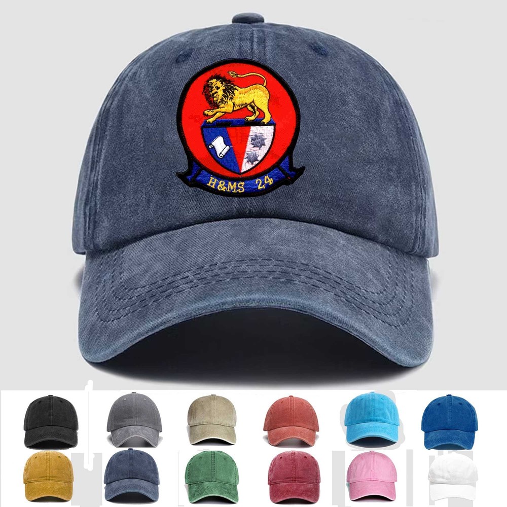Custom Embroidered Hat HandMS-24 Headquarters Maintenance Squadron, Veteran Cap