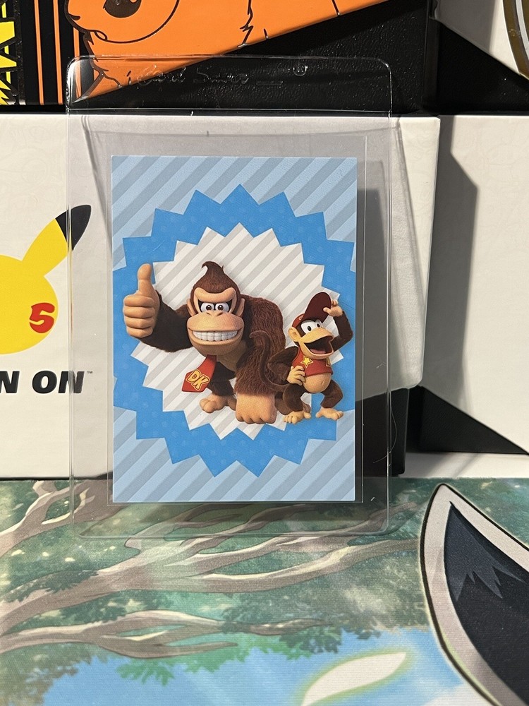 Panini Super Mario Trading Cards No. 113 Donkey Kong & Diddy Kong Group Card