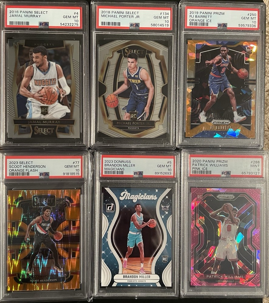 NBA PSA Graded RC Lot!