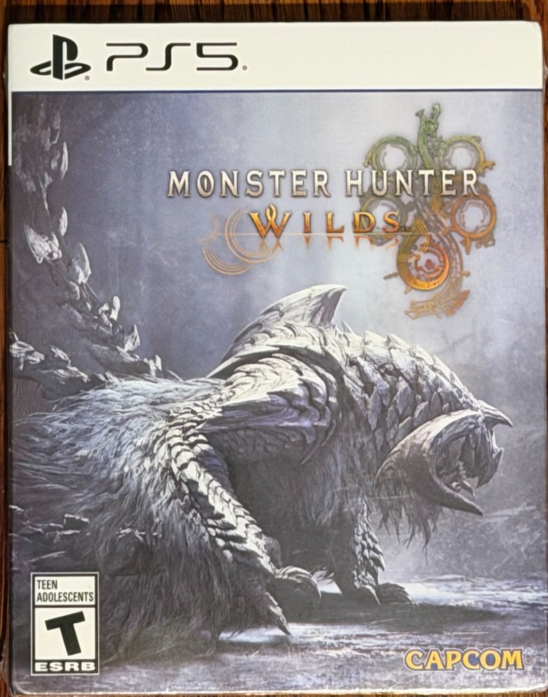 NEW  Monster Hunter Wilds Steelbook Edition (PlayStation 5, PS5) Factory Sealed