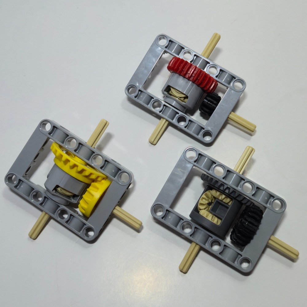 LEGO Technic Differential Kit 65413, 69761, 62821b, Optional 5x7 Frame 64179