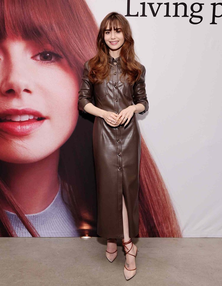 Lily Collins in an 11