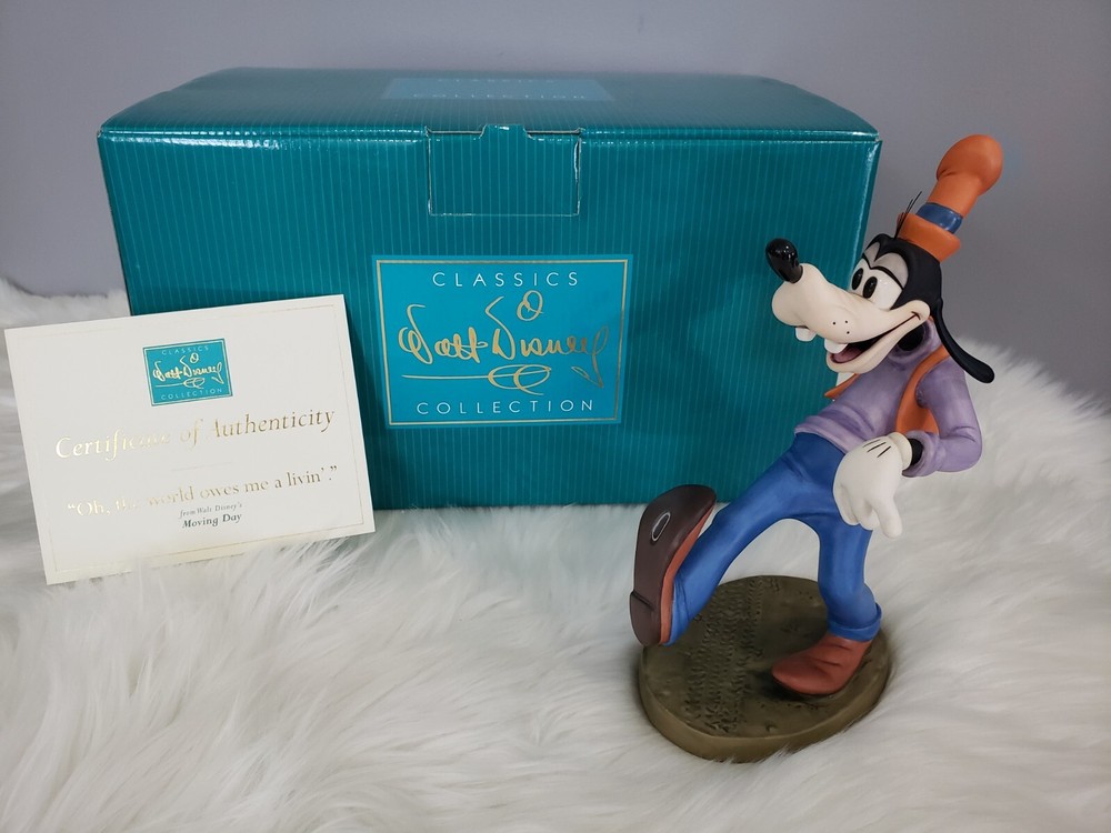 WDCC Walt Disney WORLD OWES ME A LIVIN Goofy Moving Day 1997 Members Only-image