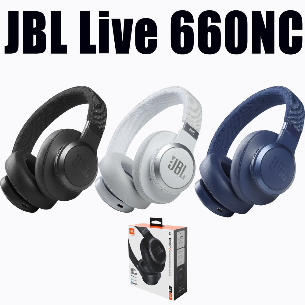 JBL Live 660NC Wireless Over-Ear Noise Cancelling Headphones Open Box