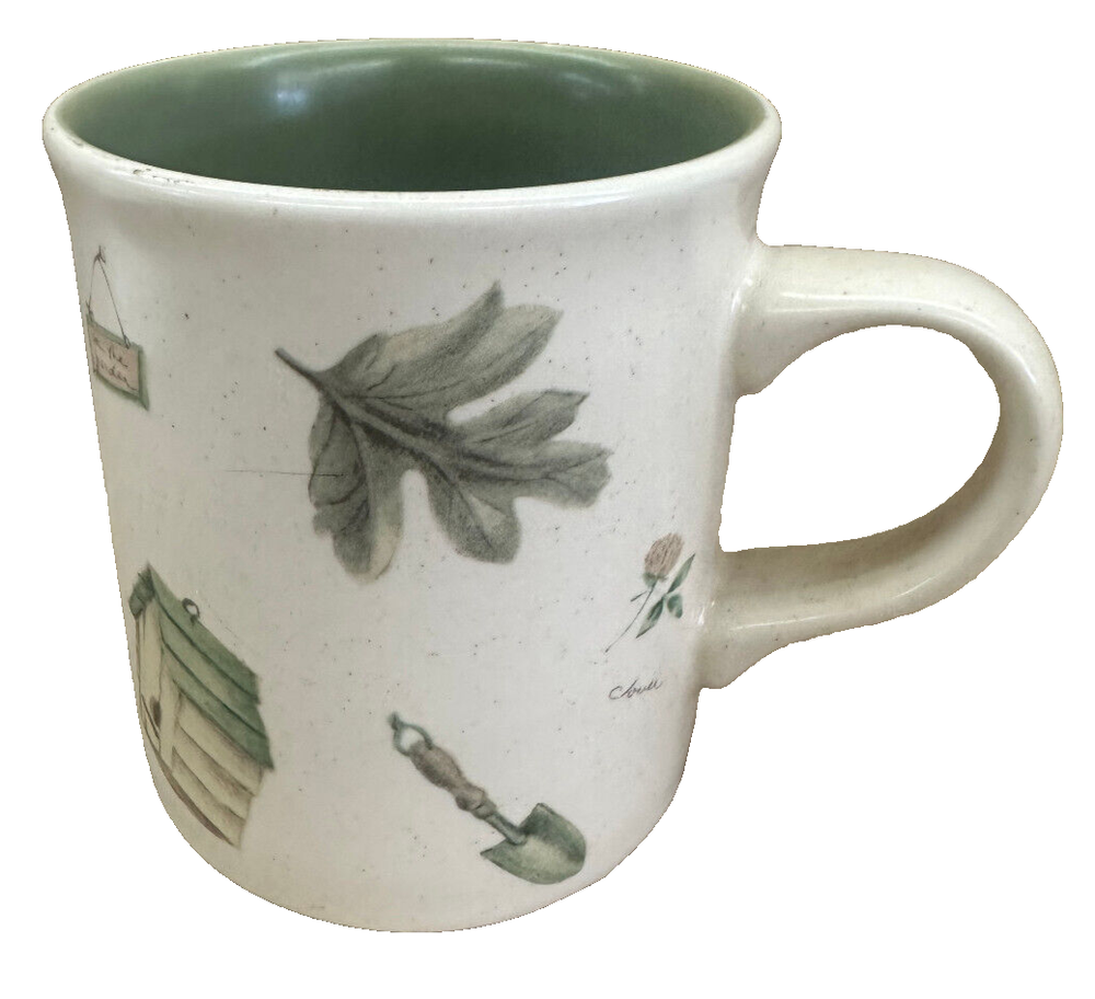 1 Coffee Mug Cup Nature Wood Pfaltzgraff 3 3/4