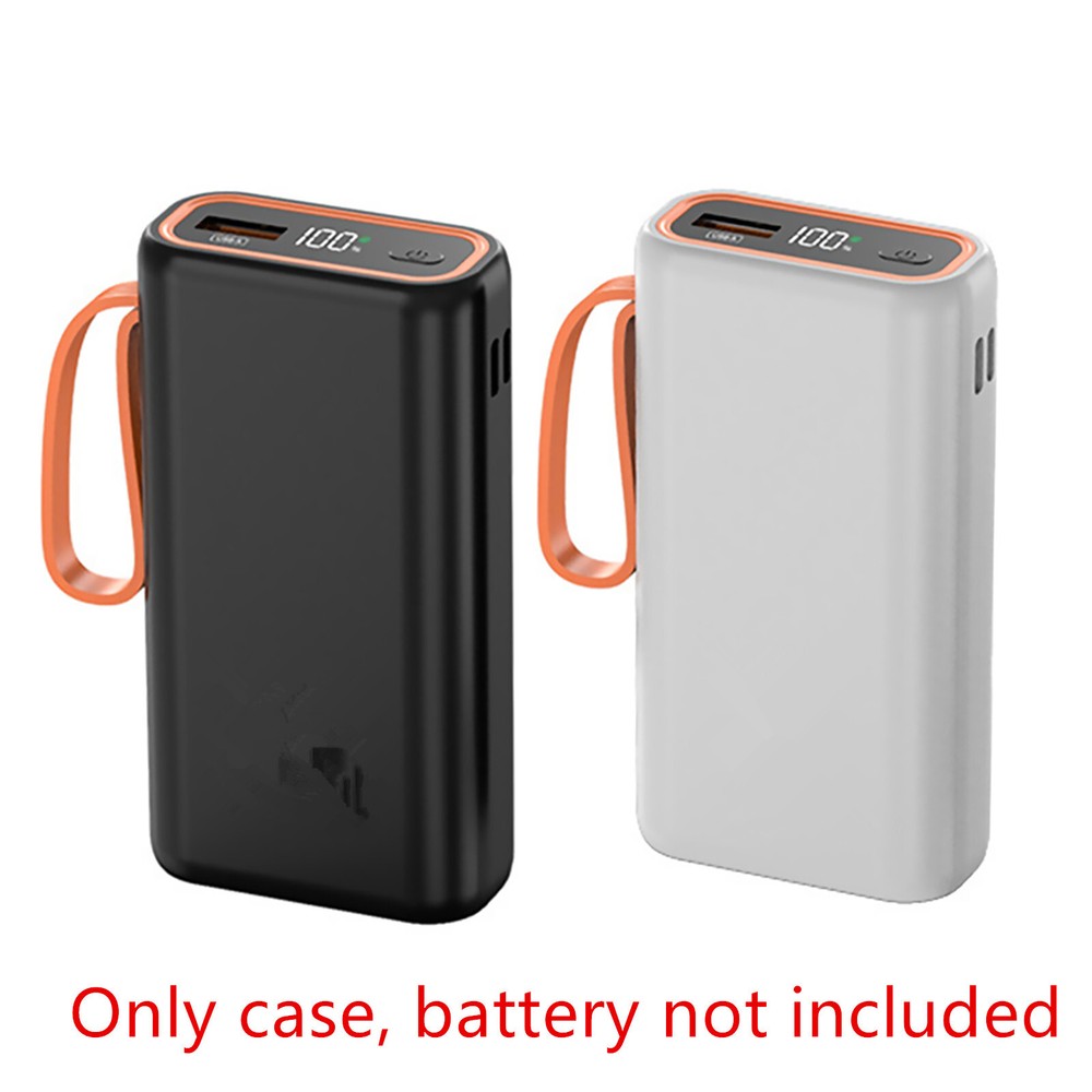 21700 Power Bank Case Cover Box With LCD Digital Display For PC/ Smartphone