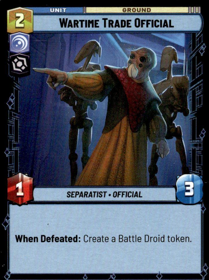 Star Wars Twilight of the Republic Wartime Trade Official JW