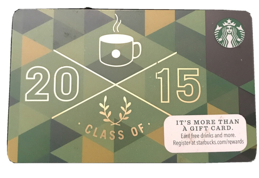STARBUCKS Gift Card  “ CLASS OF 2015 “  No $ Value-image