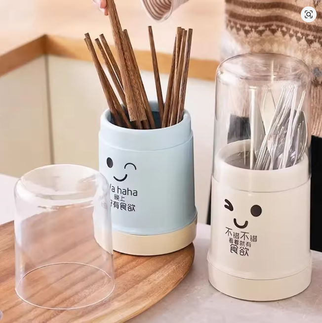 Cute Kitchen Spoon Chopstick Drying Rack Holder Storage Shelf