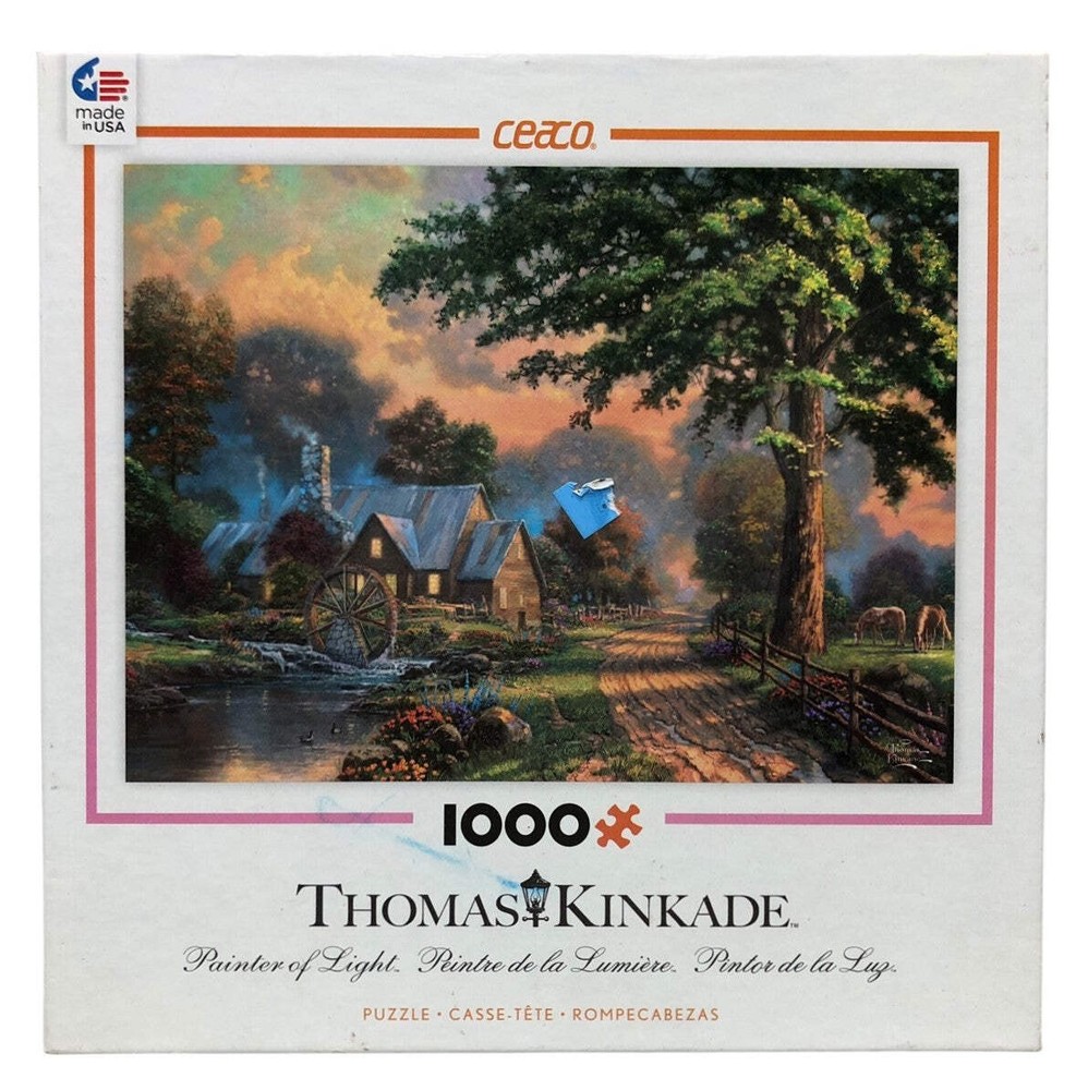 31217 - Simpler Times II by Thomas Kinkade Art Jigsaw Puzzle for Collectors |GR-