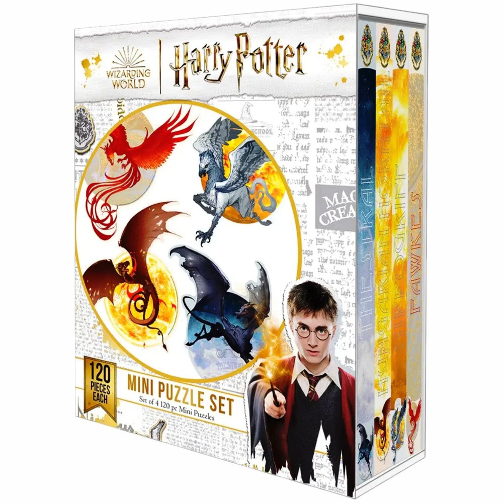 Harry Potter Mythical Creature Mini Jigsaw Set 120 Pieces Paper House