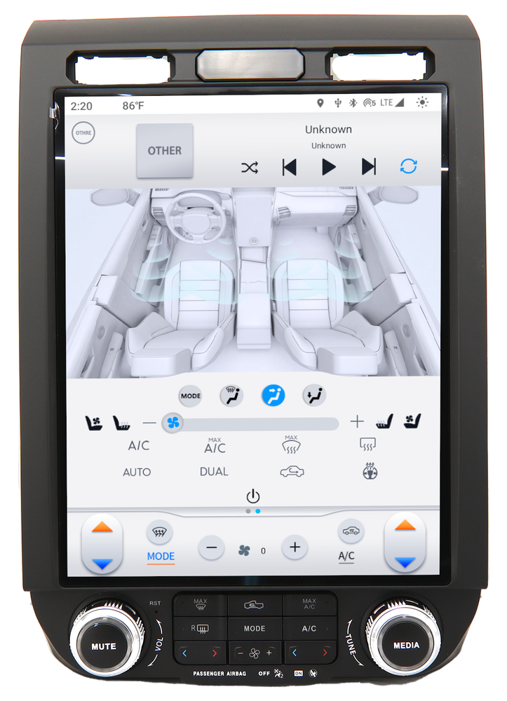 Linkswell 2015-2020 F-150 / 2017-2023 SUPER DUTY GENERATION 6 T-STYLE RADIO