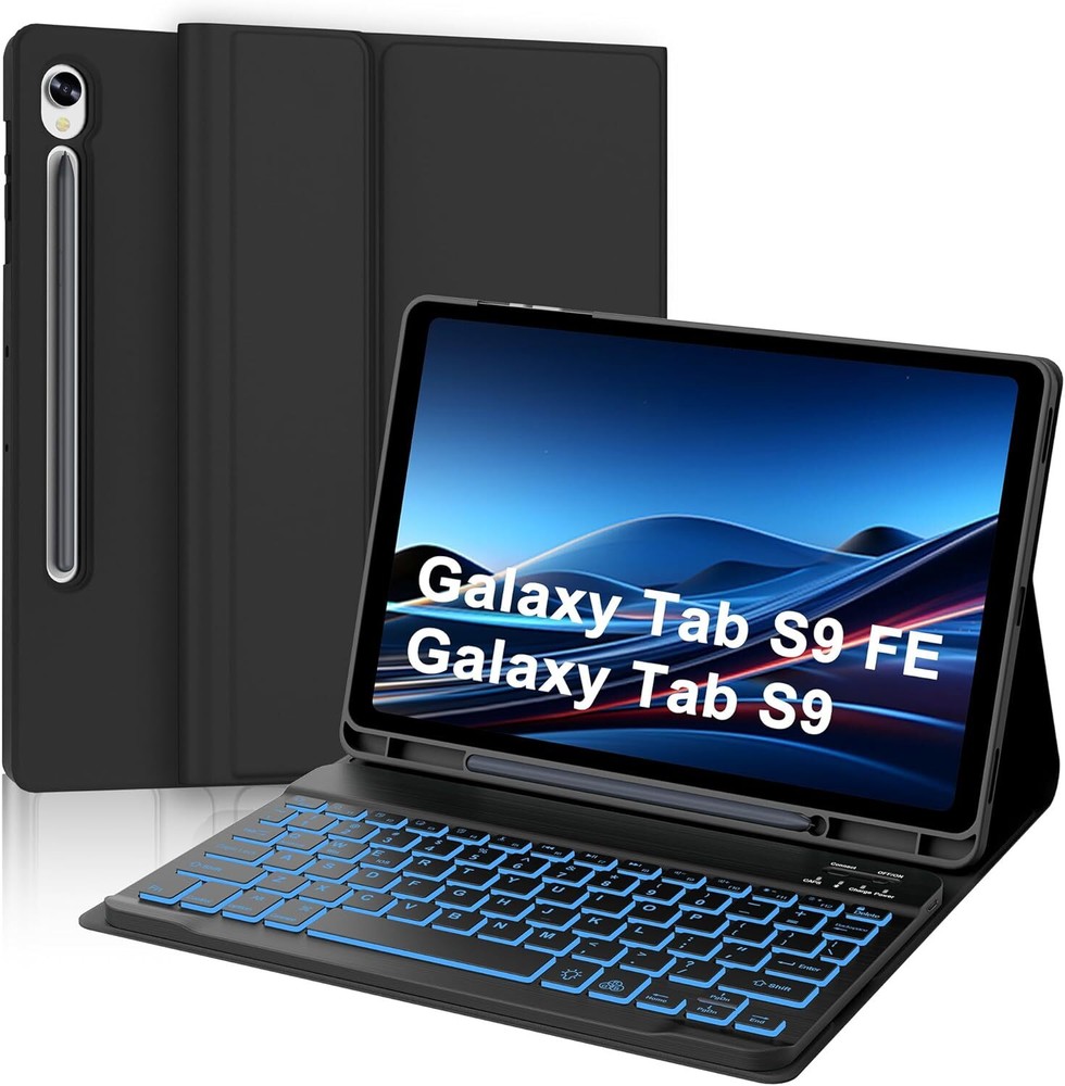 Samsung Galaxy Tab S9 FE Case 5G 10.9 Inch/Galaxy 11 inch 2023 Black