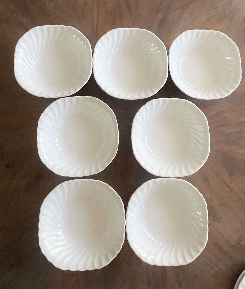 Johnson Bros England REGENCY 7 Square Coupe Cereal Bowls  6