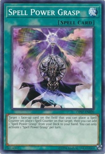 Spell Power Grasp OP07-EN020 Common Unlimited NM x3