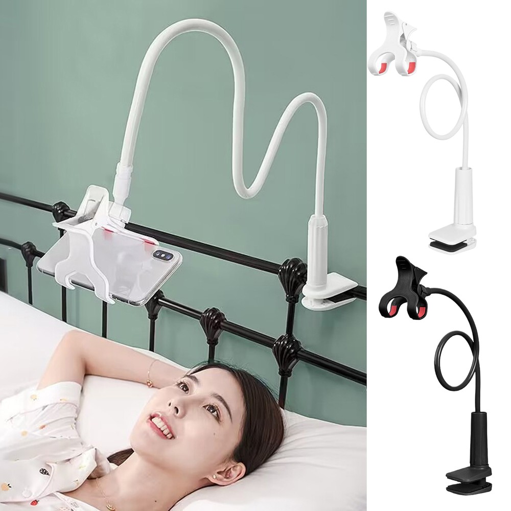 Gooseneck Phone Holder |Adjustable Phone Stand for Desk Headboard Bedside