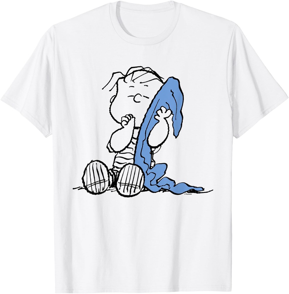 Peanuts   Linus Blanket T Shirt Men