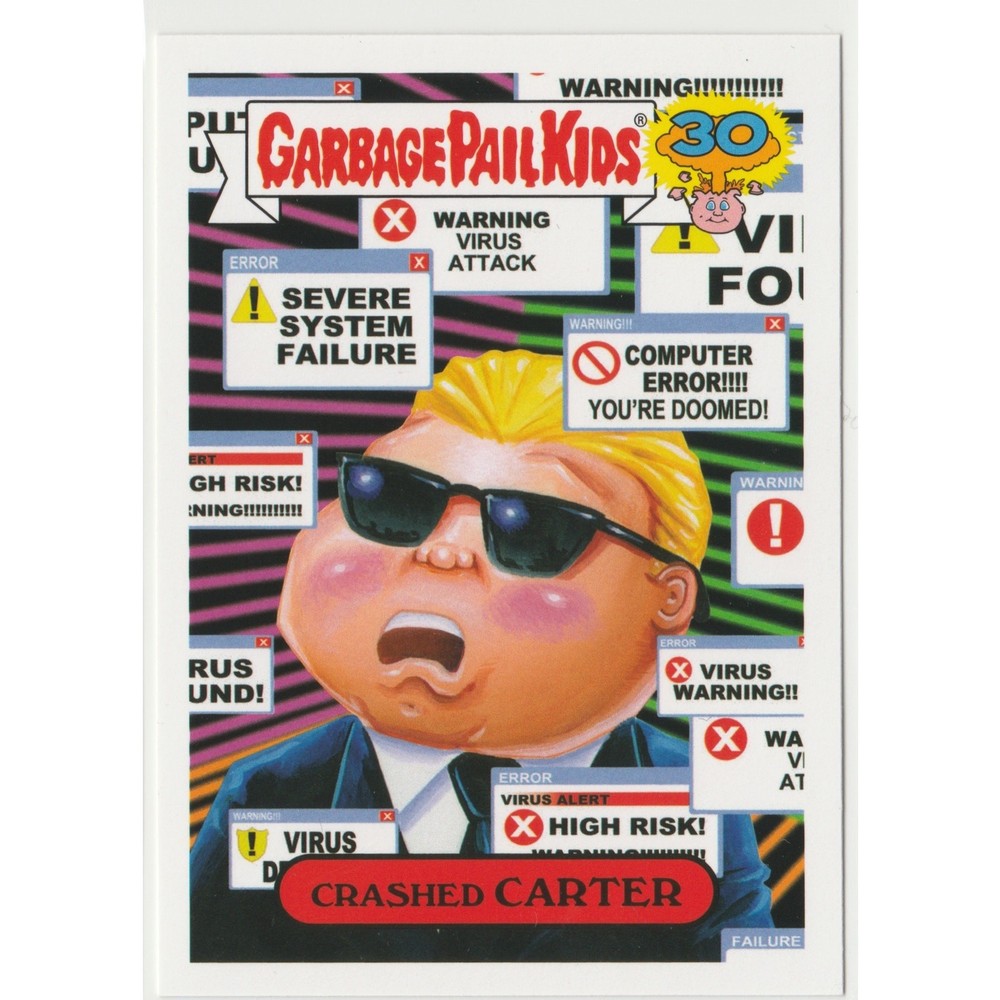 Crashed Carter #5b Headroom Garbage Pail Kids GPK 30th Anniversary 2015