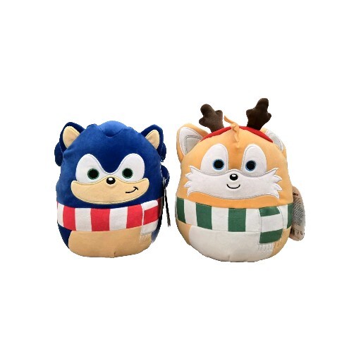 Squishmallows Sonic The Hedgehog & Tails Set Of 2 Christmas Holiday 8
