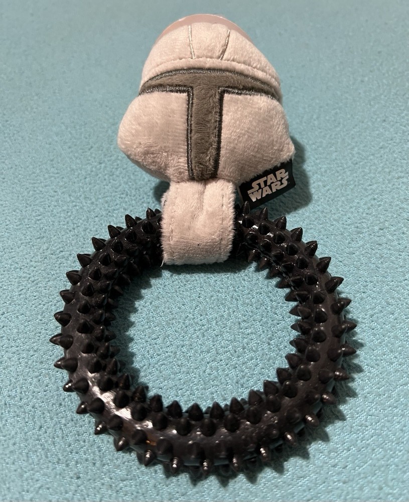 Star Wars The Mandalorian Mando Teething Ring Puppy Dog Toy