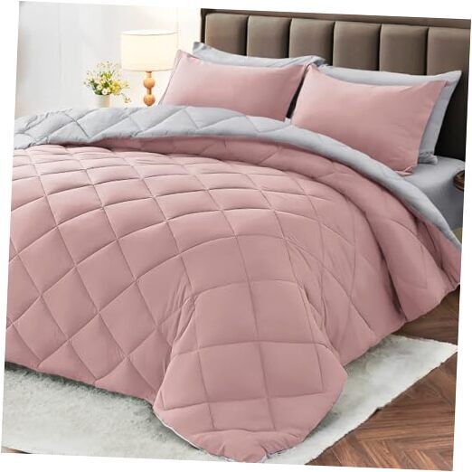 7 Pieces King Size Comforter Set, Reversible King(102