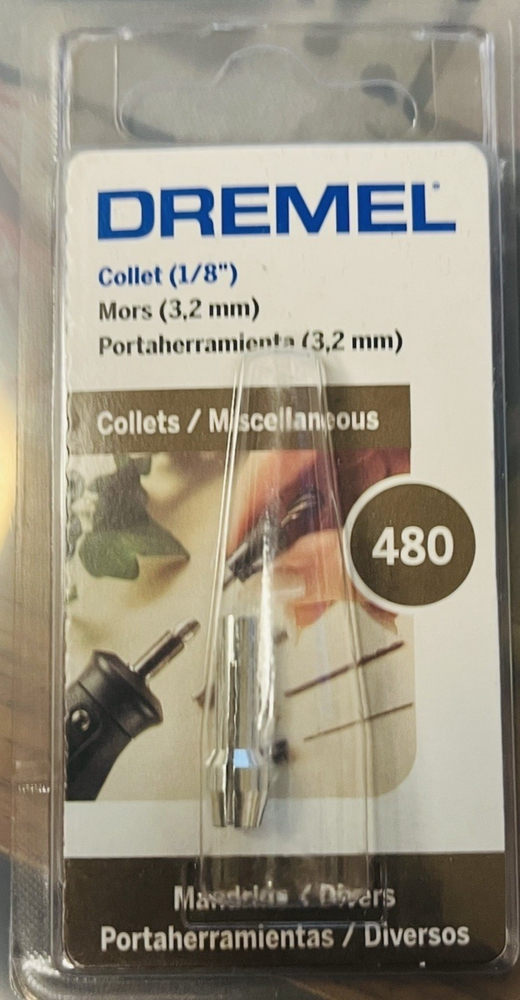 Dremel 480 1/8-Inch Chuck Collet Replacement Tool Accessory New