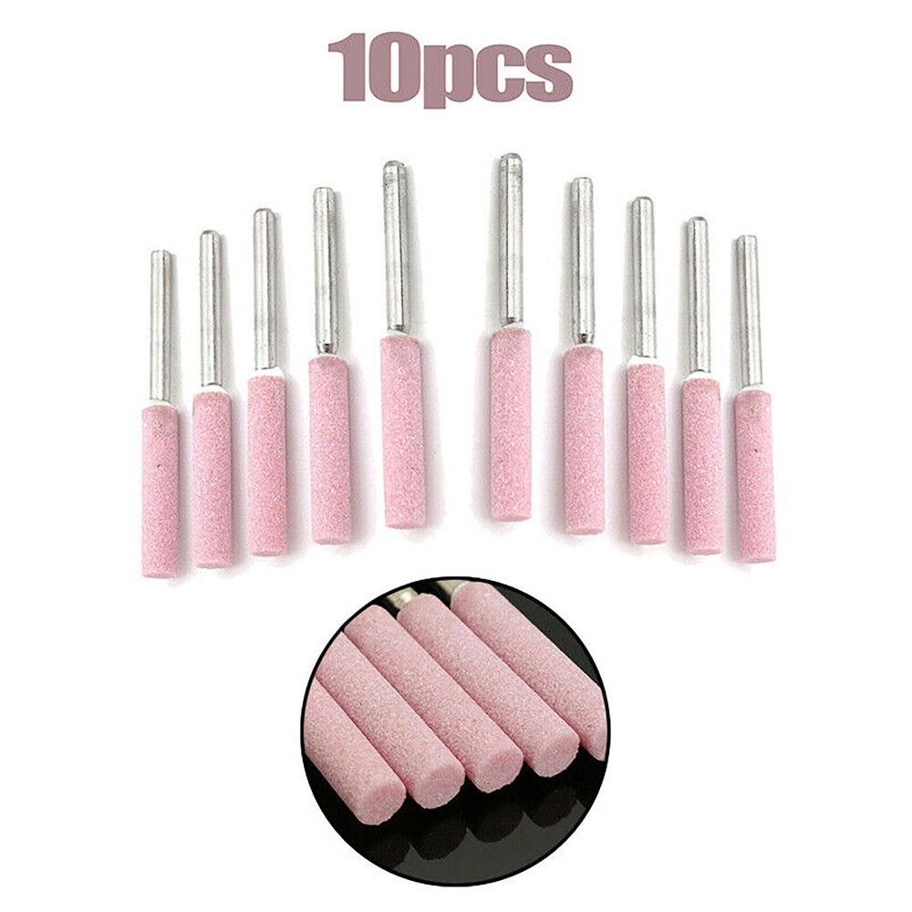 10PCS 3/16 Inch Chainsaw Sharpener Grinding Stones for Chain Saw Maintenance
