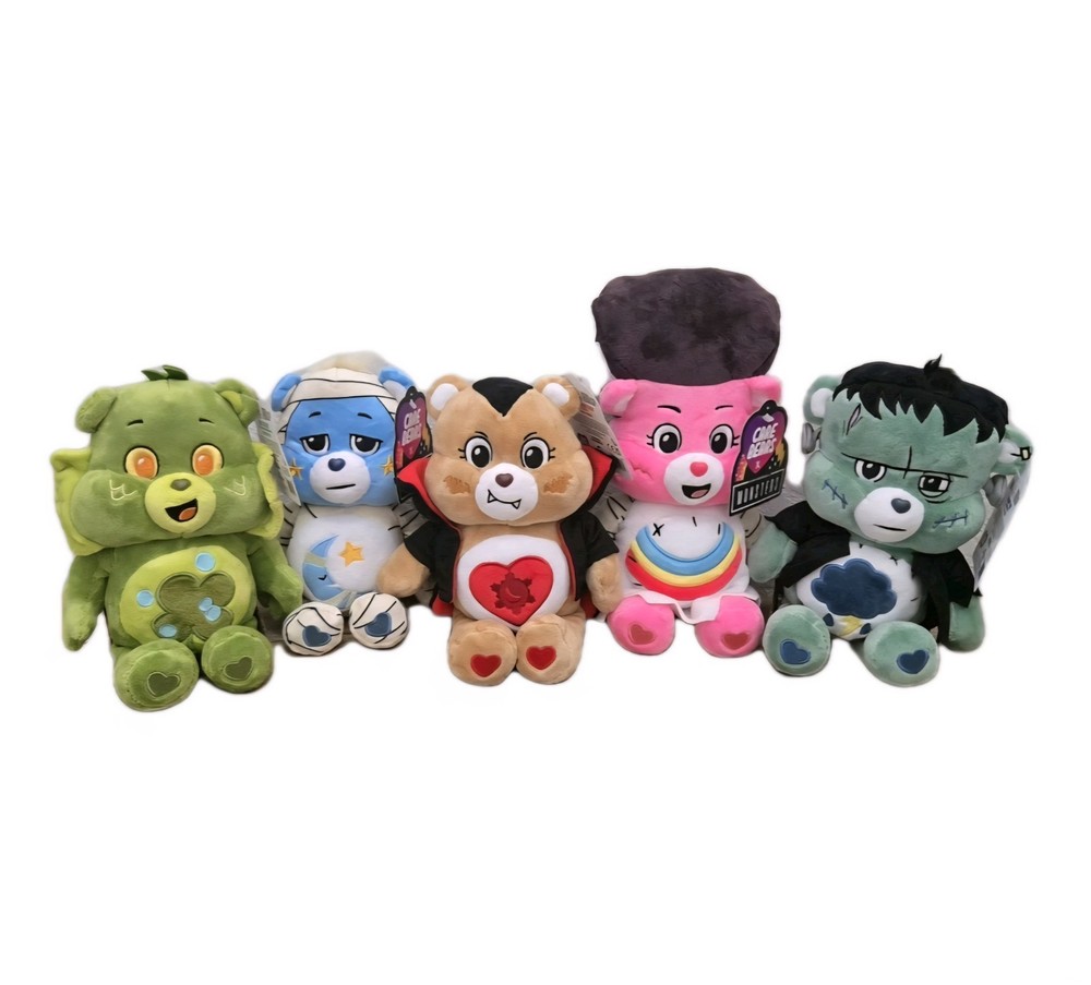 Care Bears x Universal Monsters 9 Inch Plush Complete Set of 5 Brand New With Tags