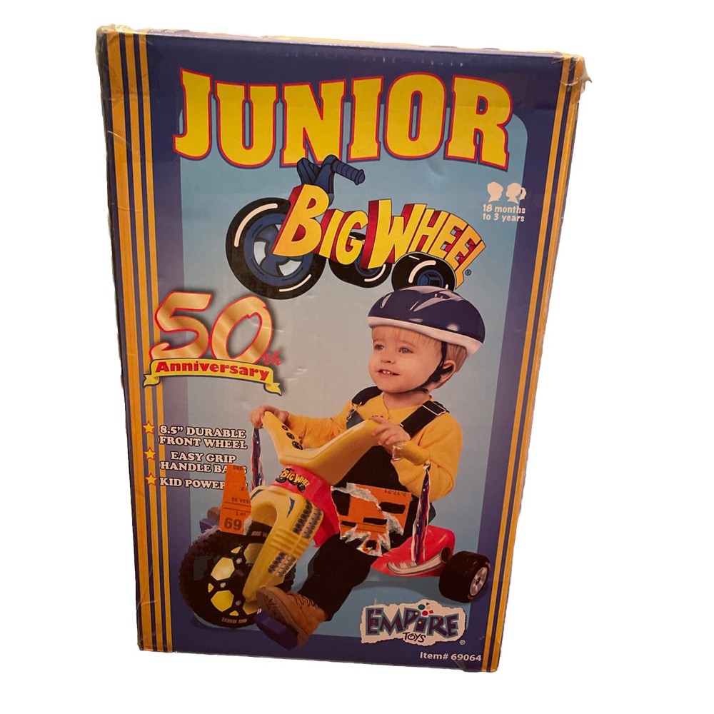 New Empire Toys 50th Anniversary Junior Big Wheel For Ages 18months - 3 Years.-image